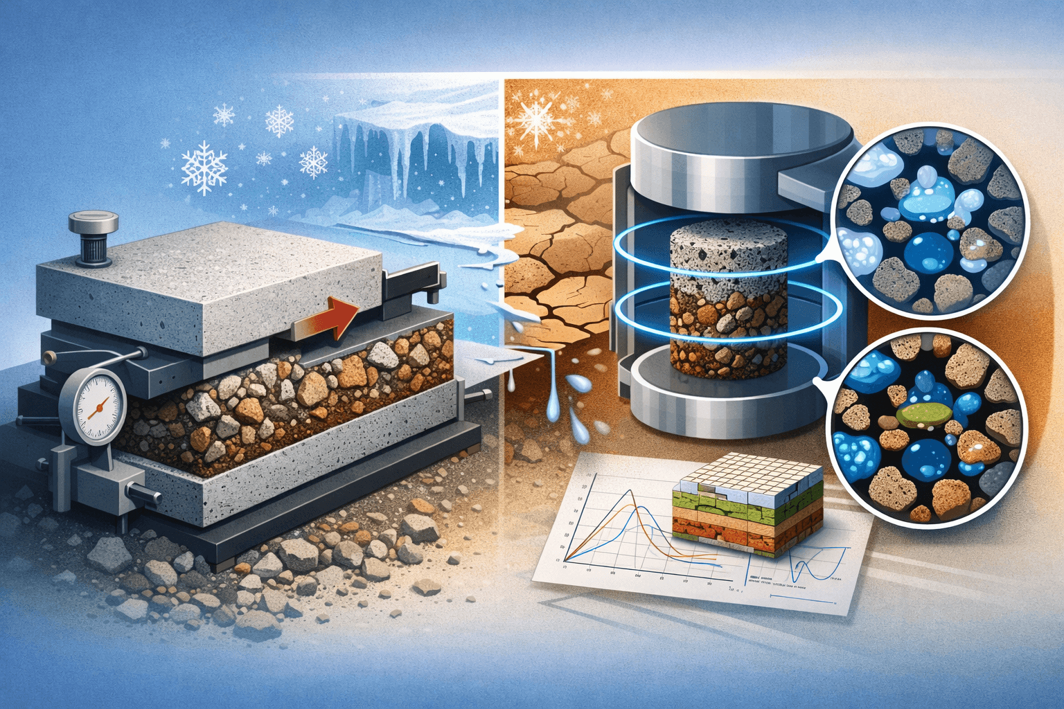 Freeze–thaw cycling changes concrete–soil interface shear behavior