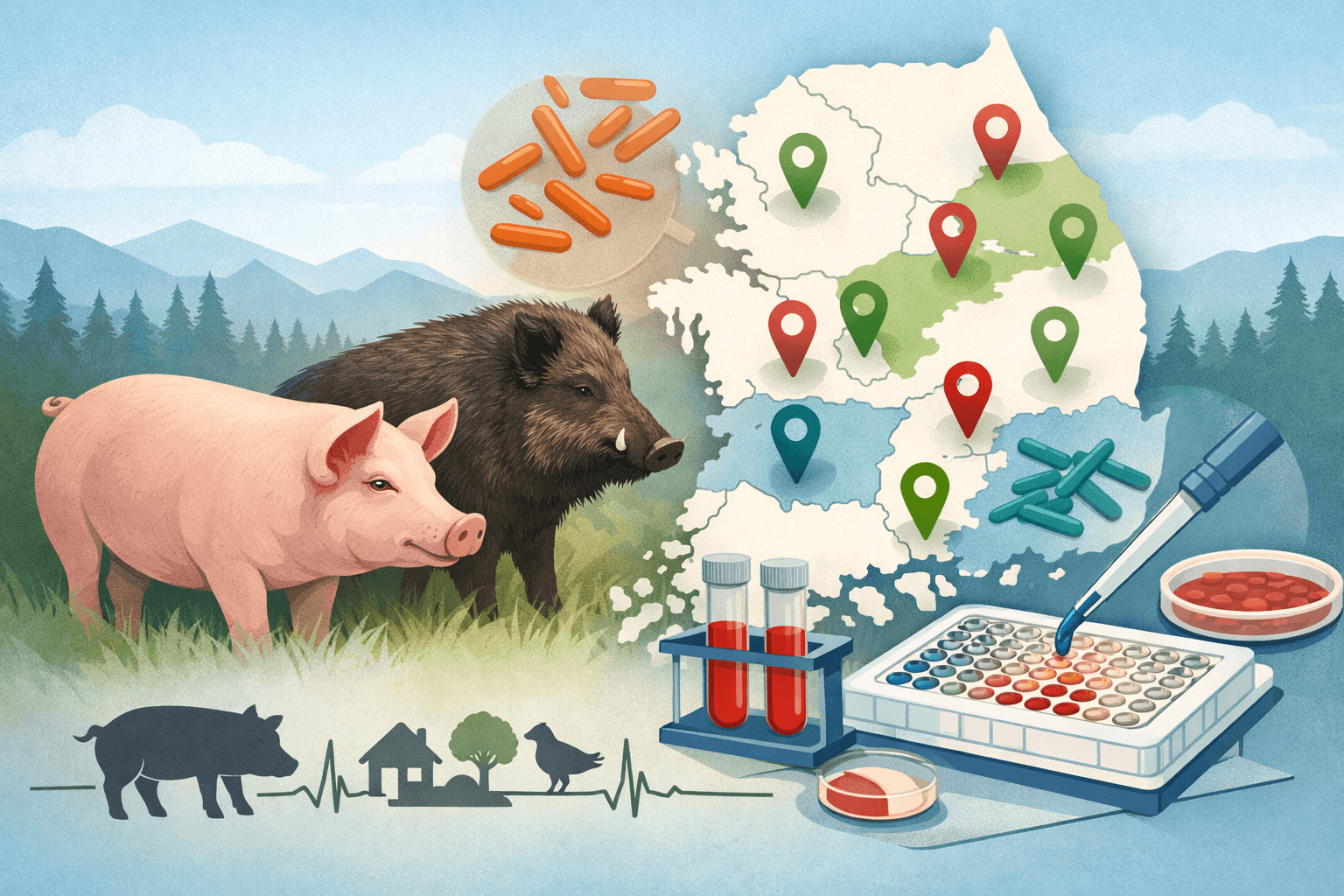 Seroprevalence of mycobacteria detected in Korean swine